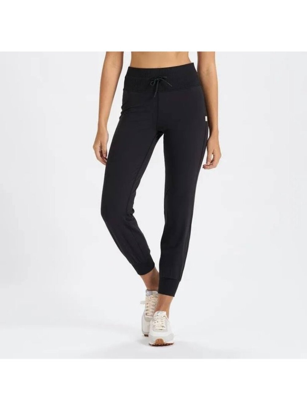 Vuori Women's XS Black Daily Legging High Rise Drawstring Performance